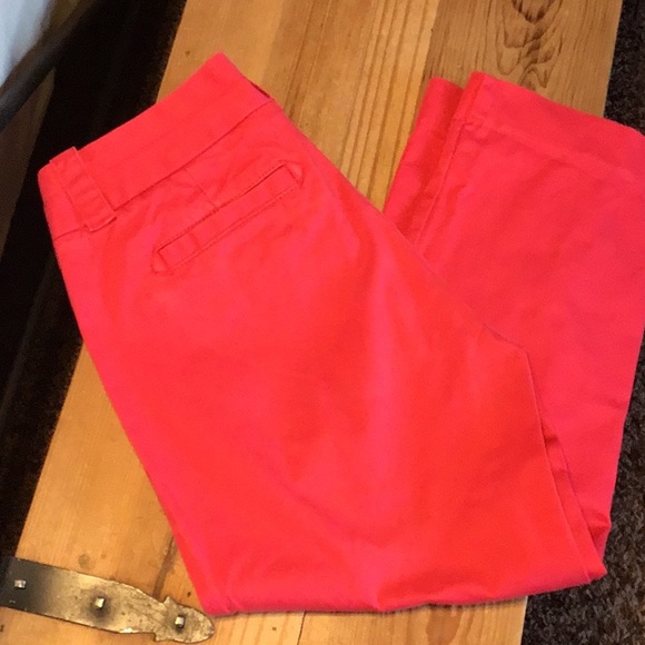 J Crew fuchsia crop style slacks - Picture 1 of 2